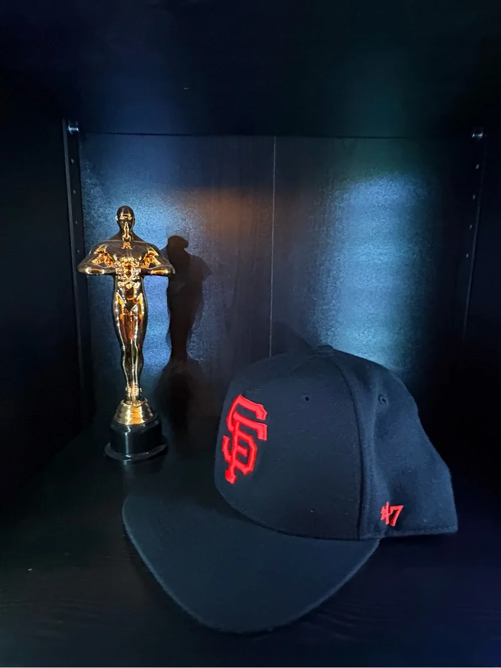 San Francisco Giants Black and Red Baseball Cap - Brand Unspecified